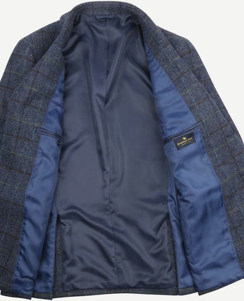 Colbert wol donkerblauw