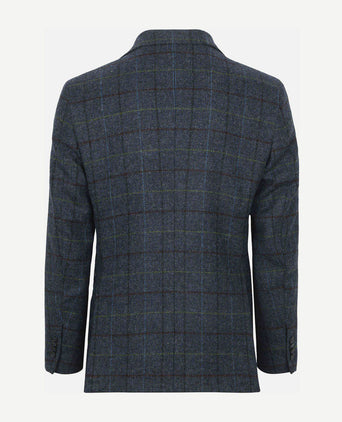Colbert wol donkerblauw
