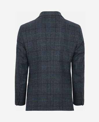 Colbert wol donkerblauw