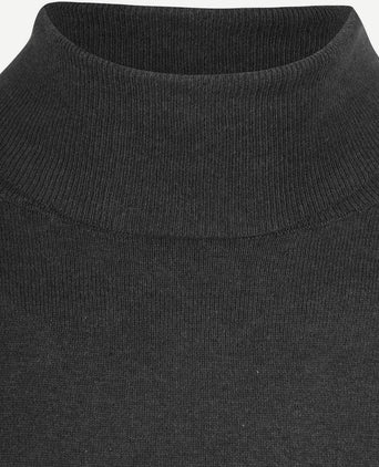 Steppin' Out coltrui cotton cashmere antraciet | Regular-fit