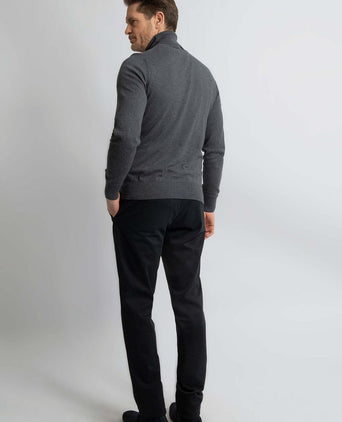 Steppin' Out coltrui cotton cashmere antraciet | Regular-fit