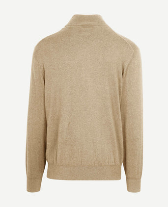 Steppin' Out coltrui cotton cashmere ecru | Regular-fit