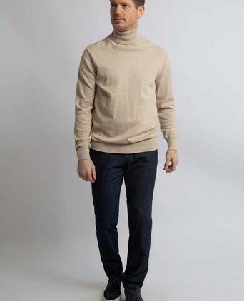 Steppin' Out coltrui cotton cashmere ecru | Regular-fit