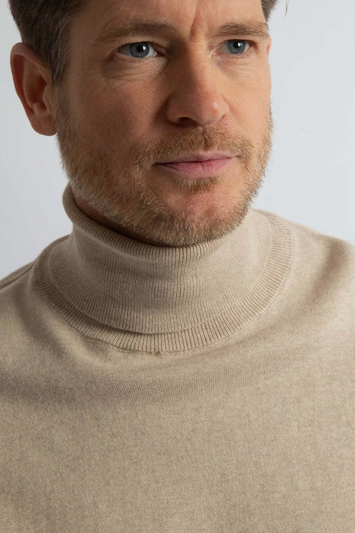 Steppin' Out coltrui cotton cashmere ecru | Regular-fit