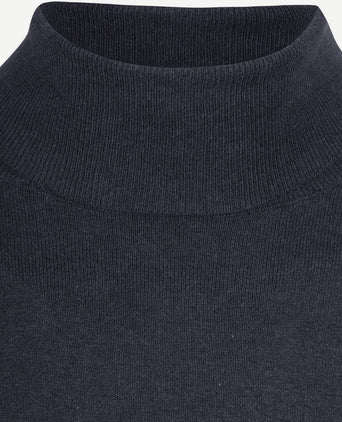 Steppin' Out coltrui cotton cashmere donkerblauw | Regular-fit