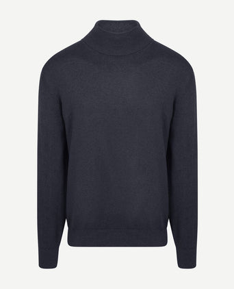Steppin' Out coltrui cotton cashmere donkerblauw | Regular-fit