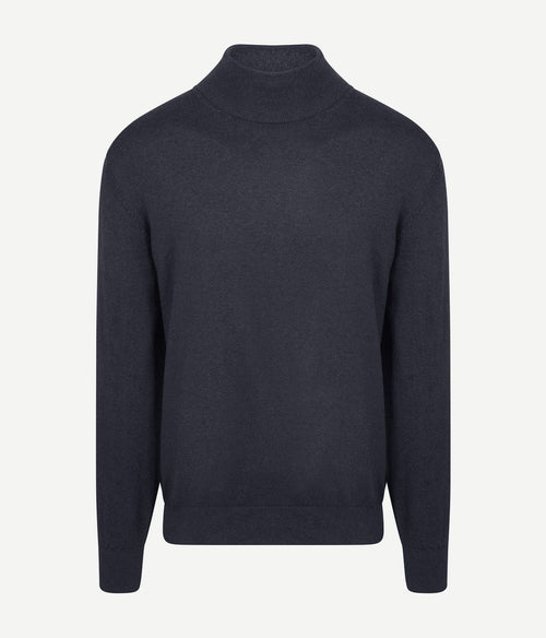 Steppin' Out coltrui cotton cashmere donkerblauw | Regular-fit