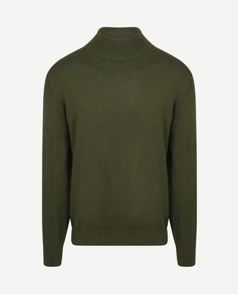 Coltrui cotton cashmere olijfgroen