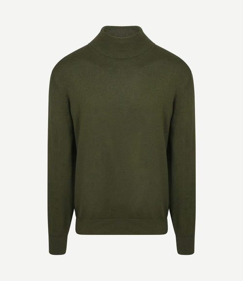 Coltrui cotton cashmere olijfgroen