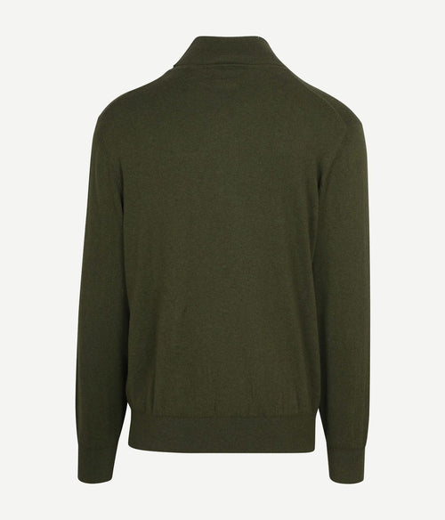 Steppin' Out coltrui cotton cashmere olijfgroen | Regular-fit