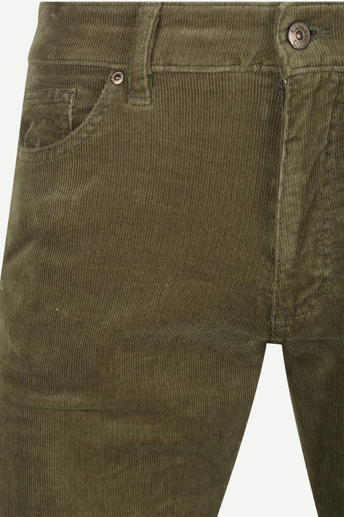 Steppin' Out corduroy broek johnson groen | Regular-fit
