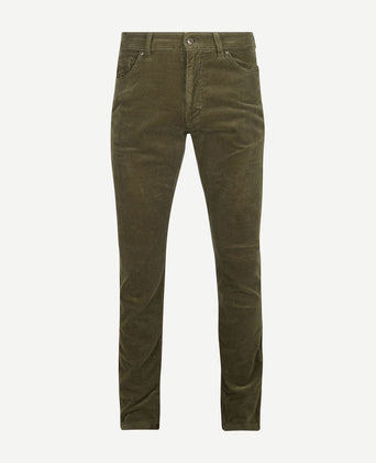 Steppin' Out corduroy broek johnson groen | Regular-fit