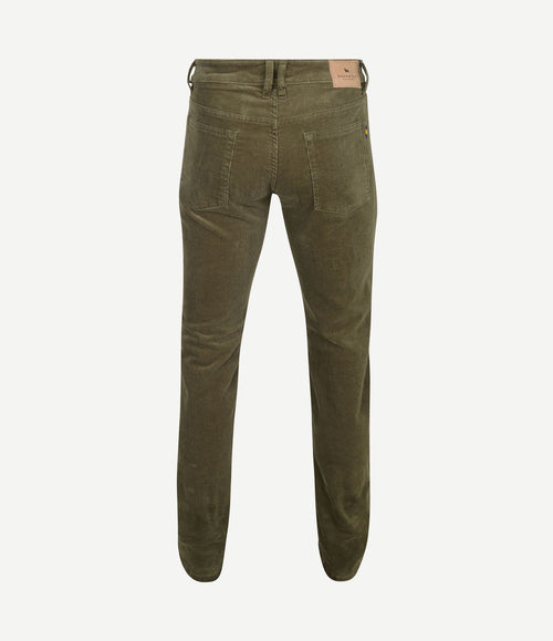 Corduroy broek johnson groen