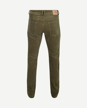 Corduroy broek johnson groen