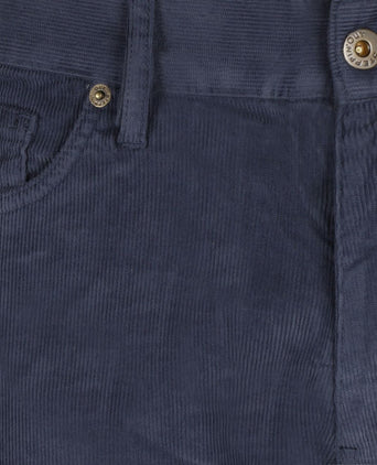 Steppin' Out corduroy broek johnson indigo blauw | Regular-fit