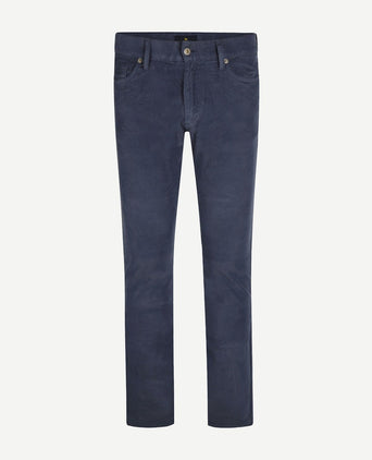 Steppin' Out corduroy broek johnson indigo blauw | Regular-fit