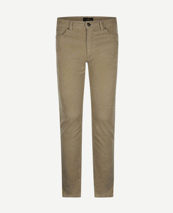 Corduroy broek johnson sand