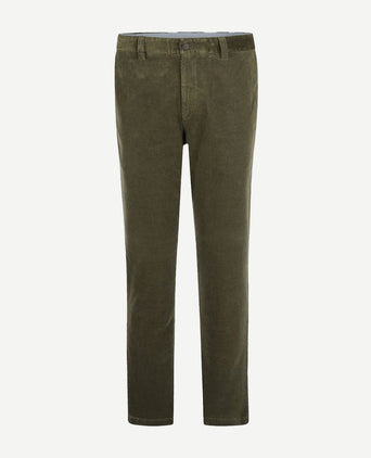 Steppin' Out corduroy chino blair olijfgroen | Regular-fit