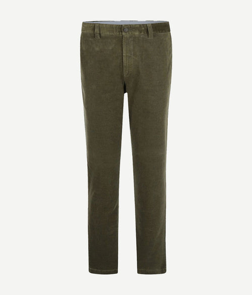 Steppin' Out corduroy chino blair olijfgroen | Regular-fit