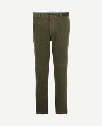 Corduroy chino blair olijfgroen