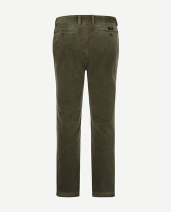 Steppin' Out corduroy chino blair olijfgroen | Regular-fit