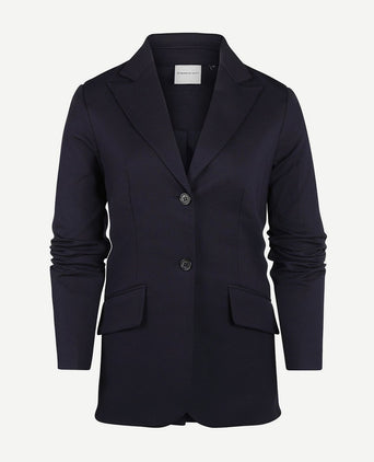 Dames coat donkerblauw