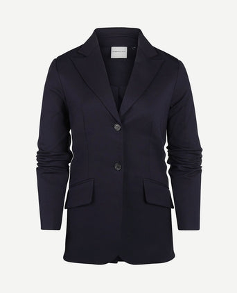 Dames coat donkerblauw
