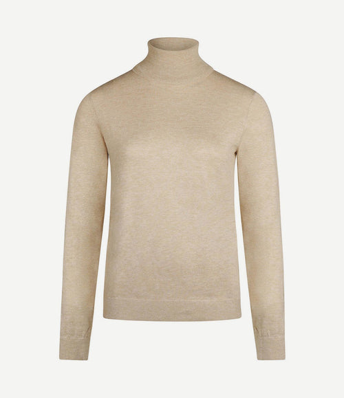 Dames coltrui cotton cashmere beige