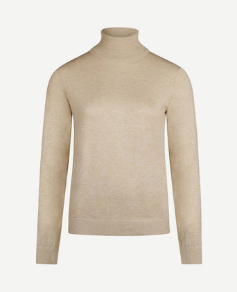 Dames coltrui cotton cashmere beige