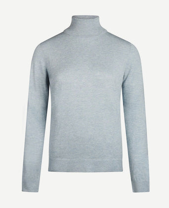 Dames coltrui cotton cashmere lichtblauw