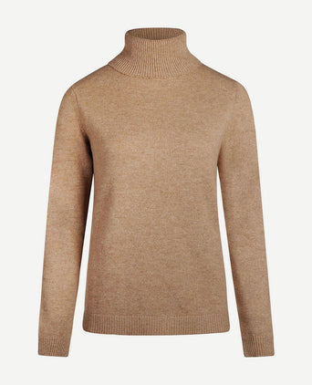 Steppin' Out dames coltrui lamswol camel | Regular-fit