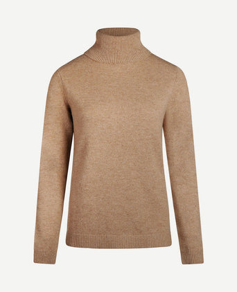 Dames coltrui lamswol camel