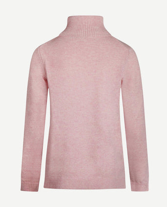 Steppin' Out dames coltrui lamswol roze | Regular-fit