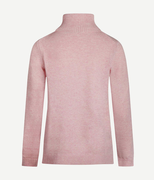 Steppin' Out dames coltrui lamswol roze | Regular-fit