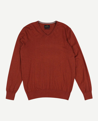 Dames trui cotton cashmere rood