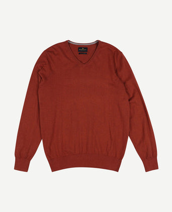 Dames trui cotton cashmere rood