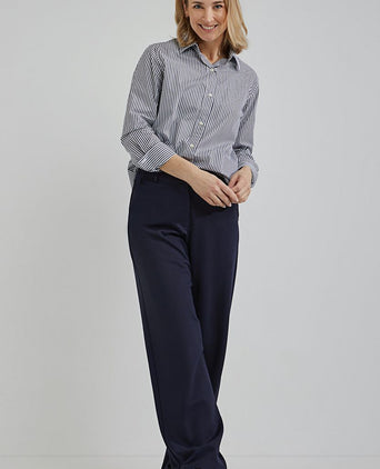 Steppin' Out damesbroek milano donkerblauw | Regular-fit