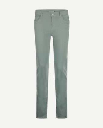 Steppin' Out damesbroek sage groen | Slim-fit