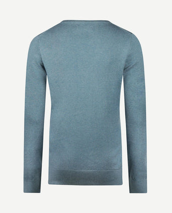 Damestrui cotton cashmere v-hals sage