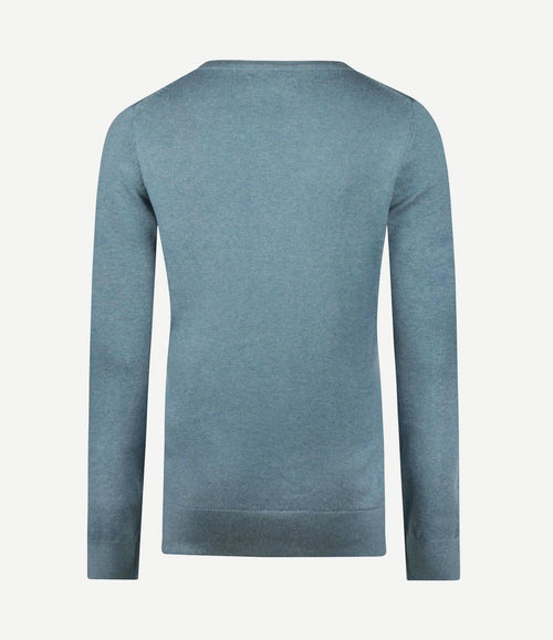 Damestrui cotton cashmere v-hals sage