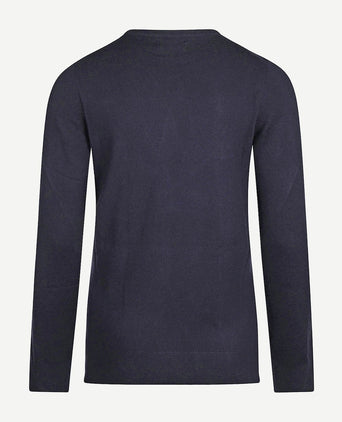 Damestrui cotton cashmere donkerblauw