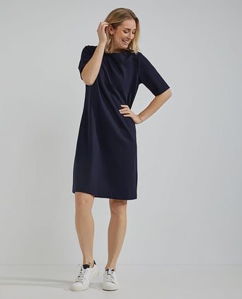 Jurk milano donkerblauw