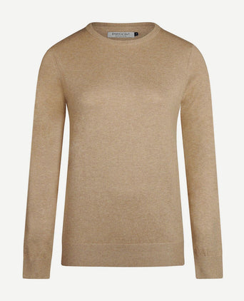 Steppin' Out damestrui cotton cashmere beige | Regular-fit