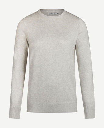 Steppin' Out damestrui cotton cashmere lichtgrijs | Regular-fit