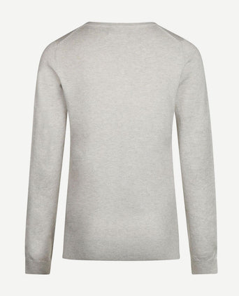 Steppin' Out damestrui cotton cashmere lichtgrijs | Regular-fit