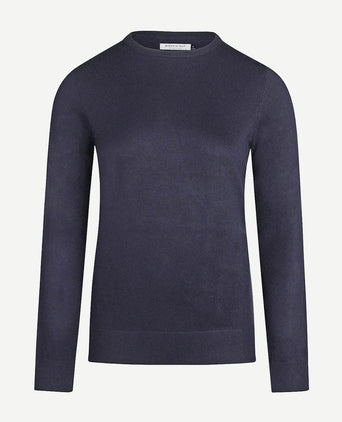 Damestrui cotton cashmere donkerblauw