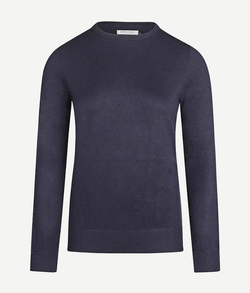 Steppin' Out damestrui cotton cashmere donkerblauw | Regular-fit