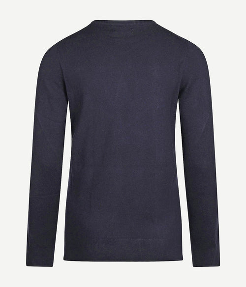 Steppin' Out damestrui cotton cashmere donkerblauw | Regular-fit