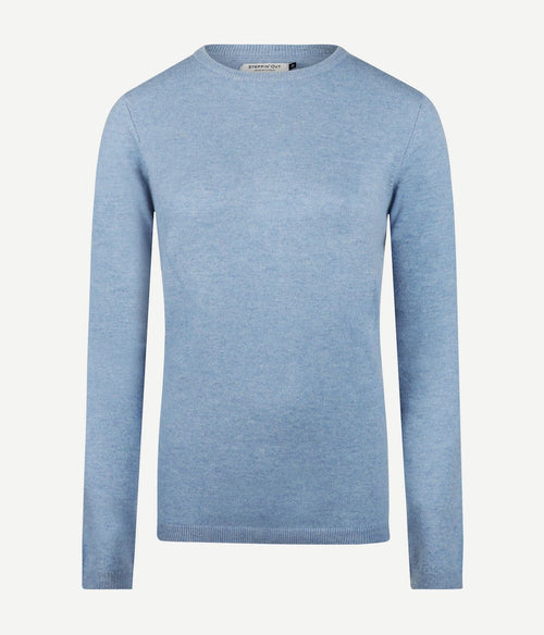 Steppin' Out damestrui merinowol lichtblauw | Regular-fit