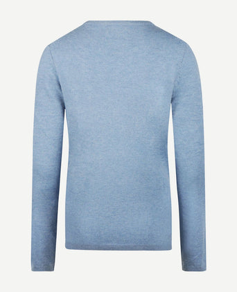 Steppin' Out damestrui merinowol lichtblauw | Regular-fit